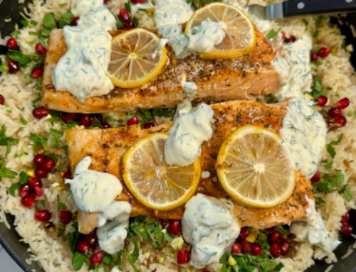 Middle Eastern Spiced Salmon & Rice