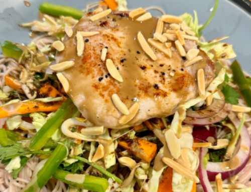 Pork with Asian Style Noodle Salad